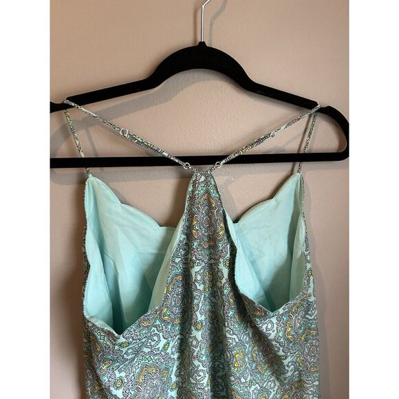 J. Crew Cami Top Womens Size 14 Blouse Tank Boho Casual Feminine Silky Print - Picture 6 of 7